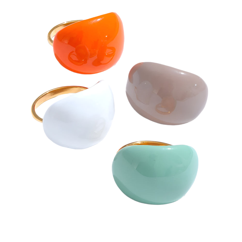 Candy Enamel Rings