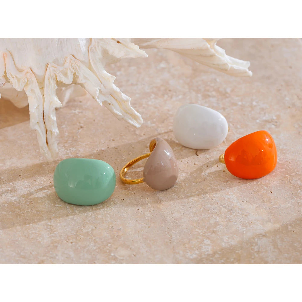 Candy Enamel Rings